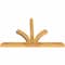 Ekena Millwork Richland Rough Sawn Timber Gable Bracket, Western Red Cedar, 72"W x 45"H x 4"D x 4"F, 15/12 Pitch GBW072X45X0404RIC00RWR - alternate 4